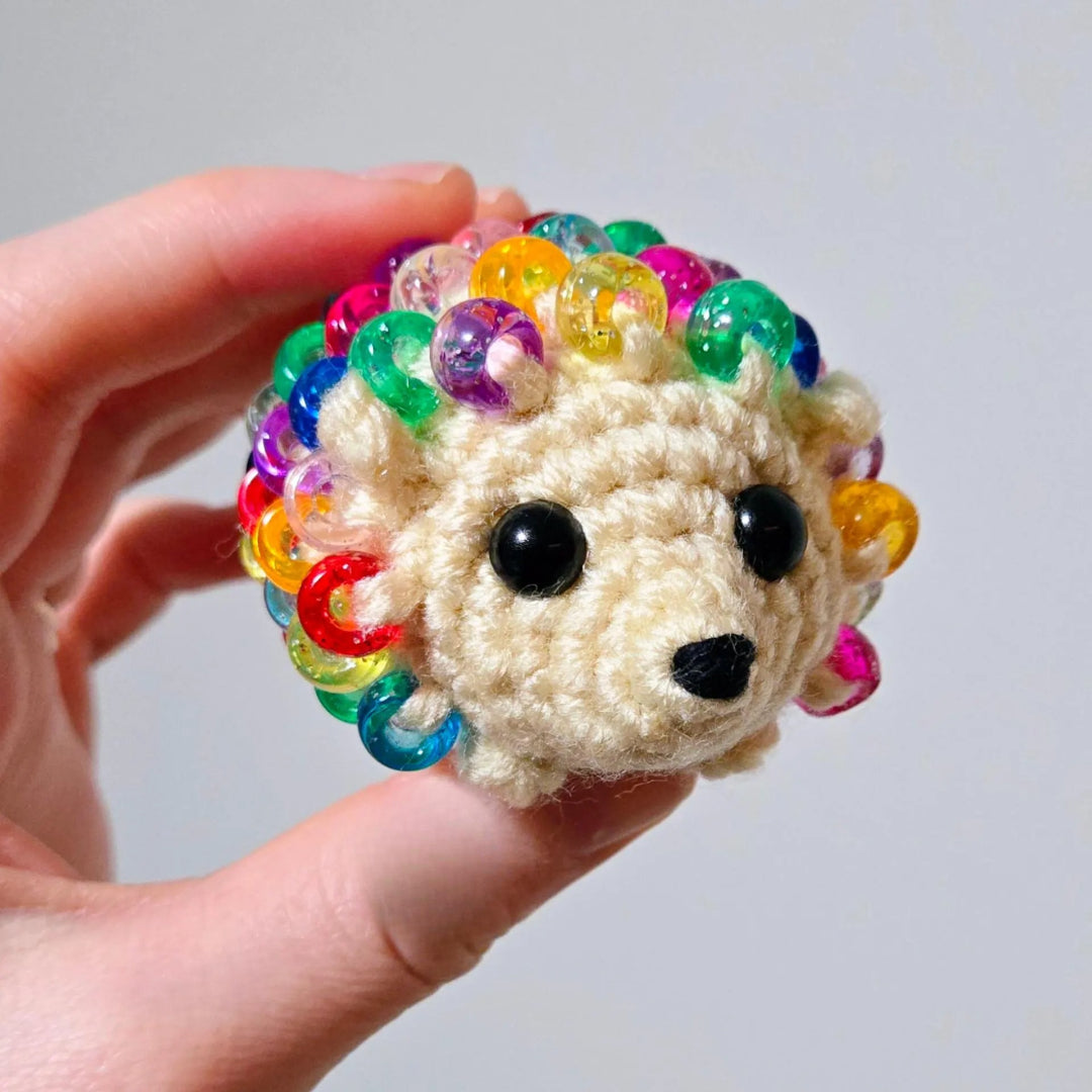Beginner No-Sew Fidget Hedgehog Crochet Pattern