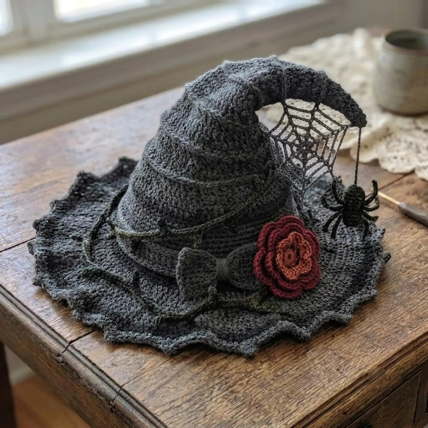 Crooked Spellcaster Hat Crochet Pattern
