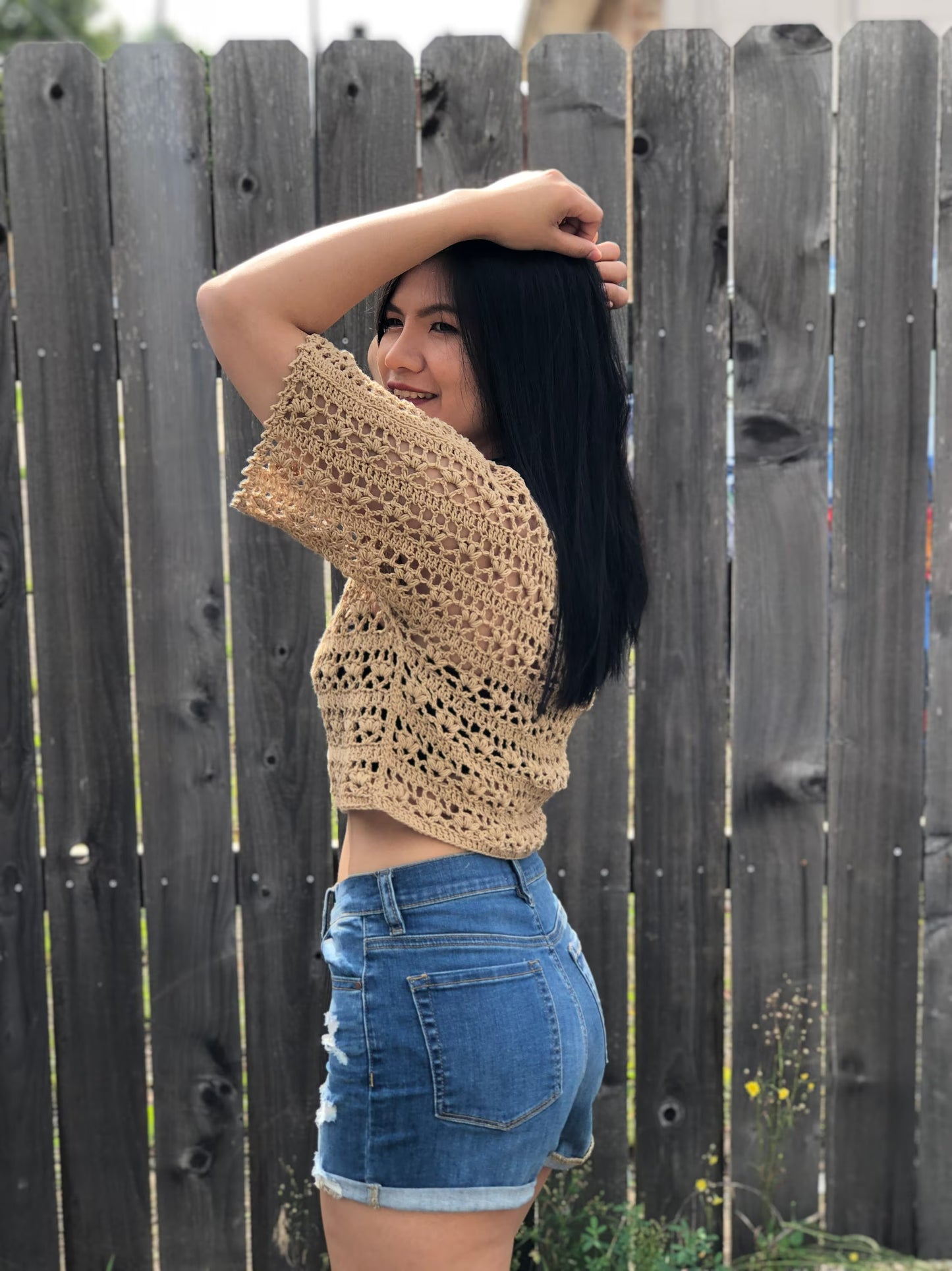 Lightweight Coastal Layer Cardigan Crochet Pattern