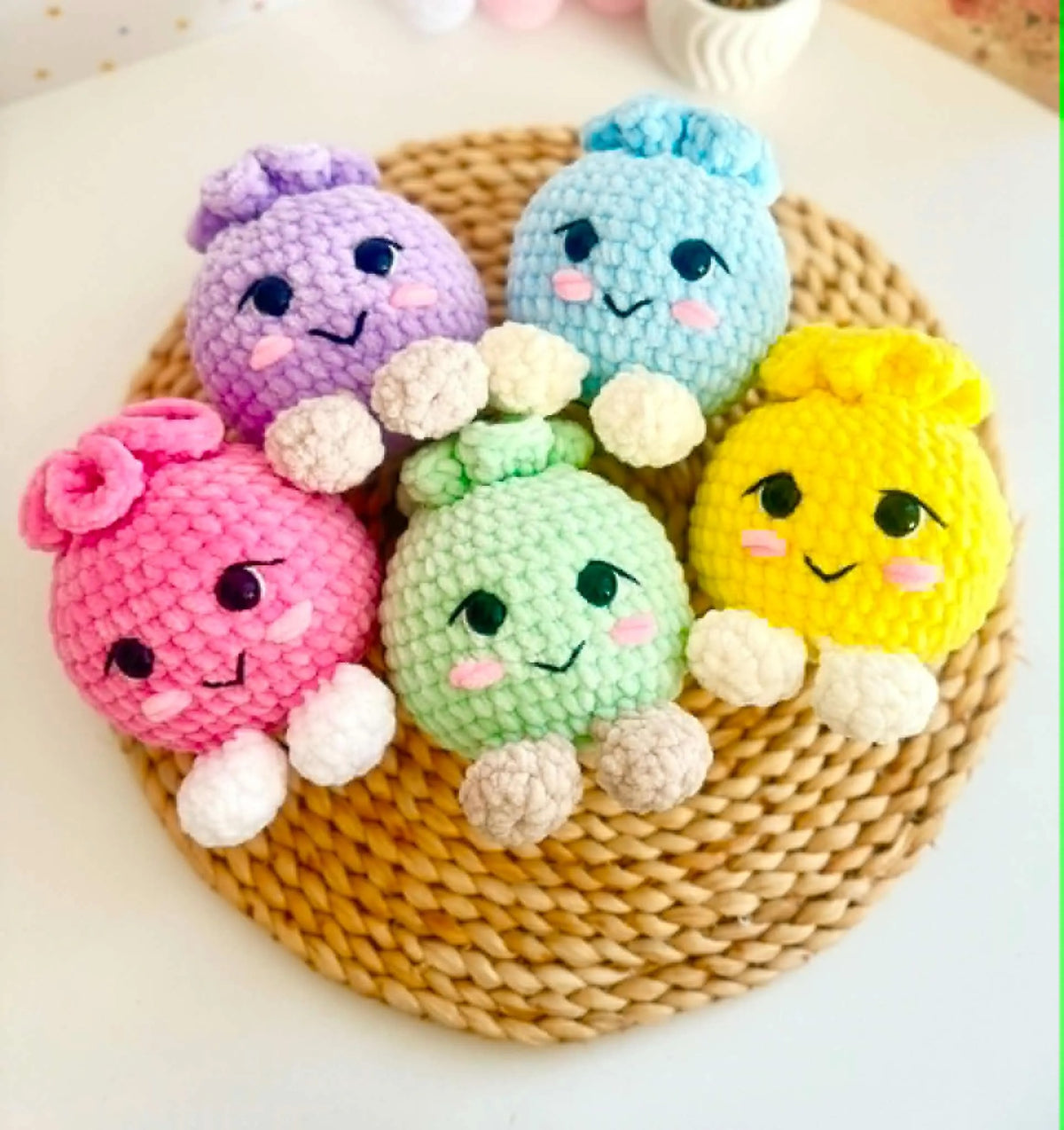 Dimple No-Sew Steamer Dumpling Crochet Pattern