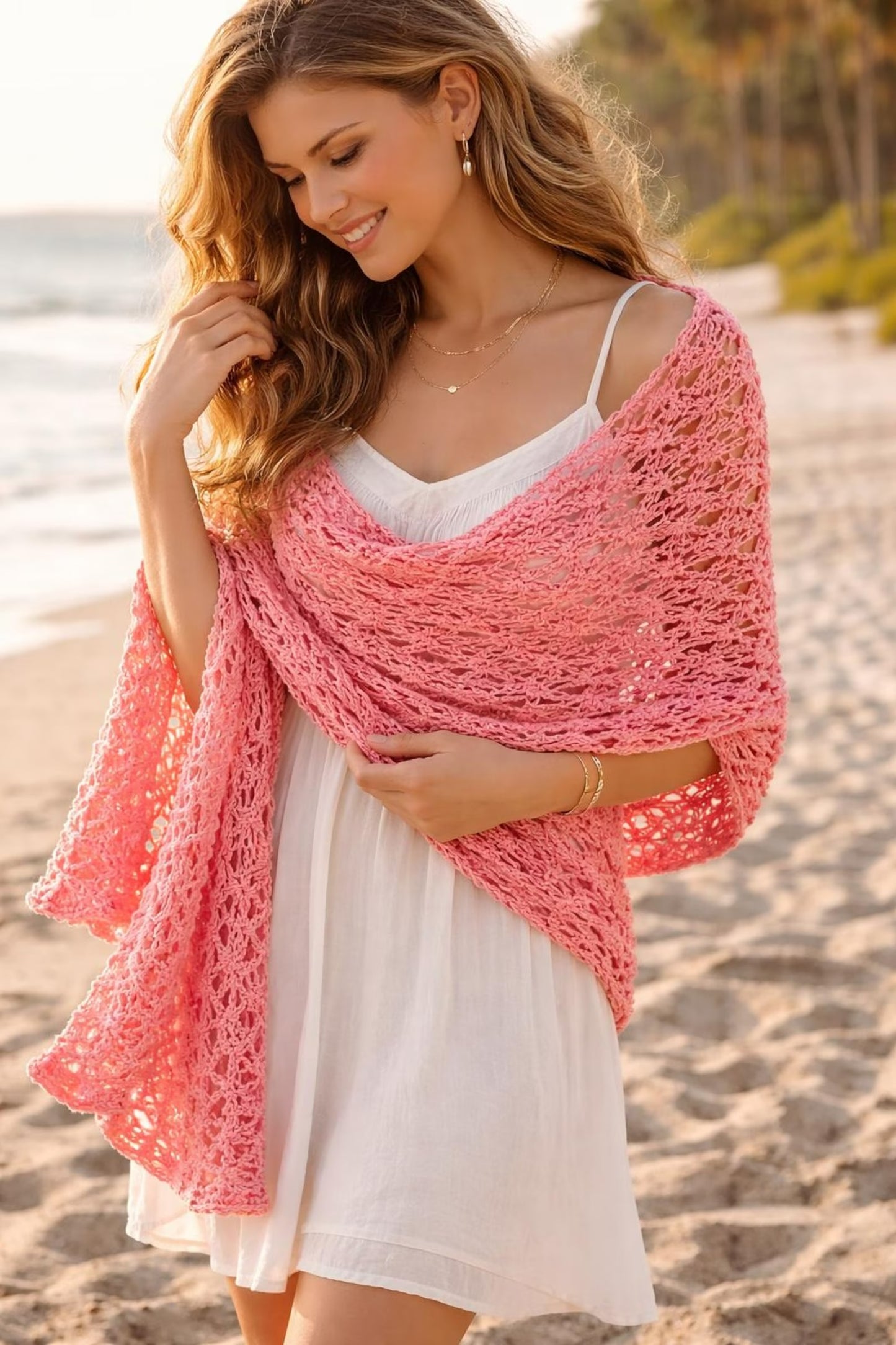 Beach Summer Wrap Crochet Pattern