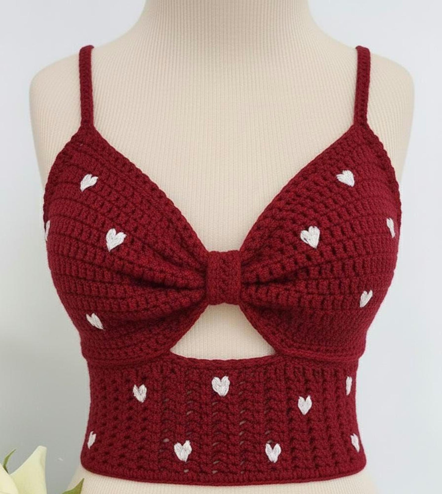 Statement Tie-Front Top Advanced Crochet Pattern