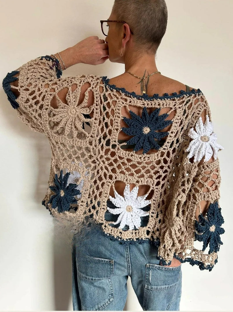 Elegant Lightweight Buttoned Layer Crochet Pattern