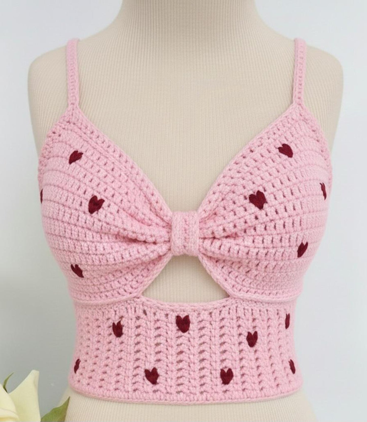 Statement Tie-Front Top Advanced Crochet Pattern