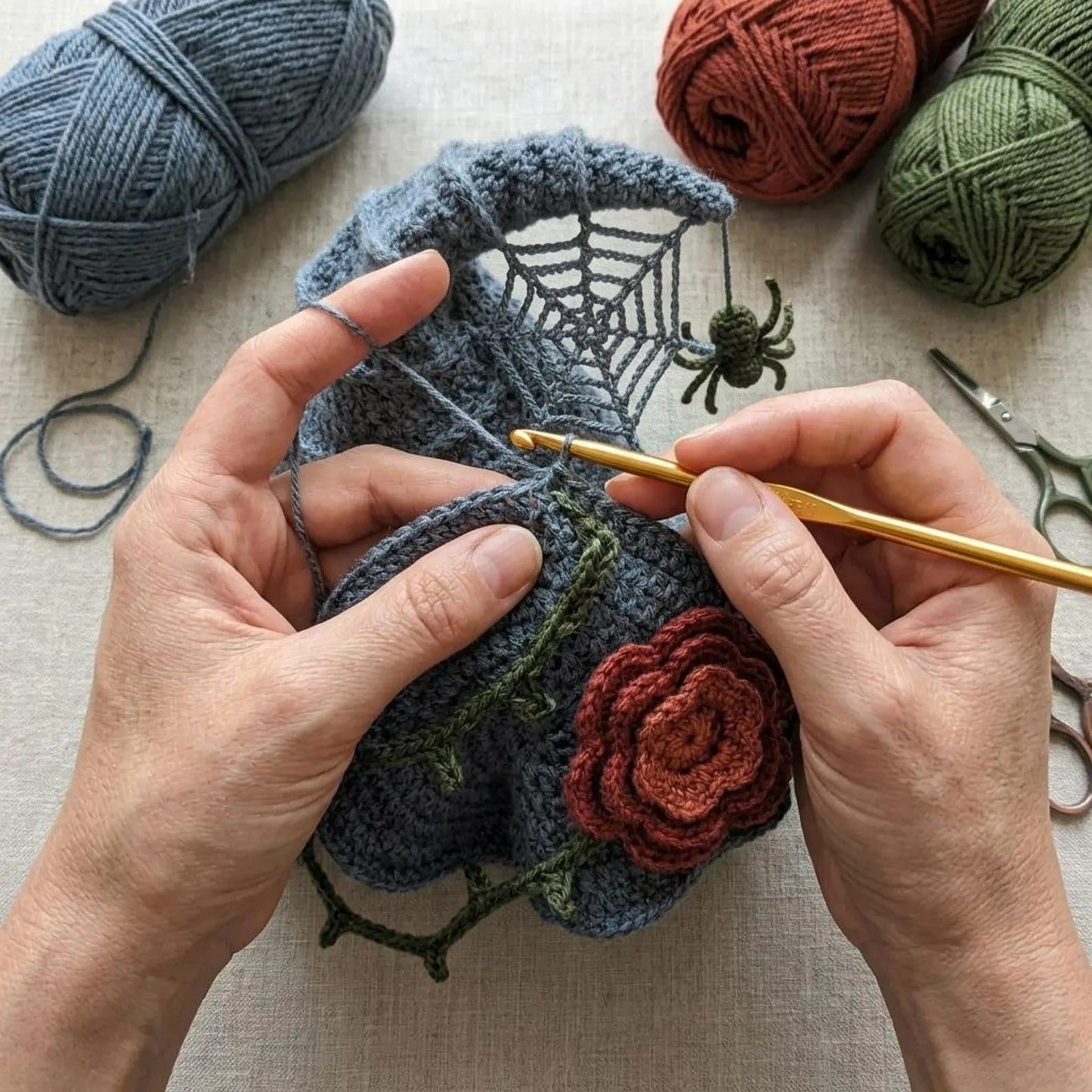 Crooked Spellcaster Hat Crochet Pattern