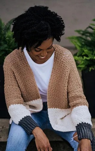 Wildflower Drape Cardigan Crochet Pattern