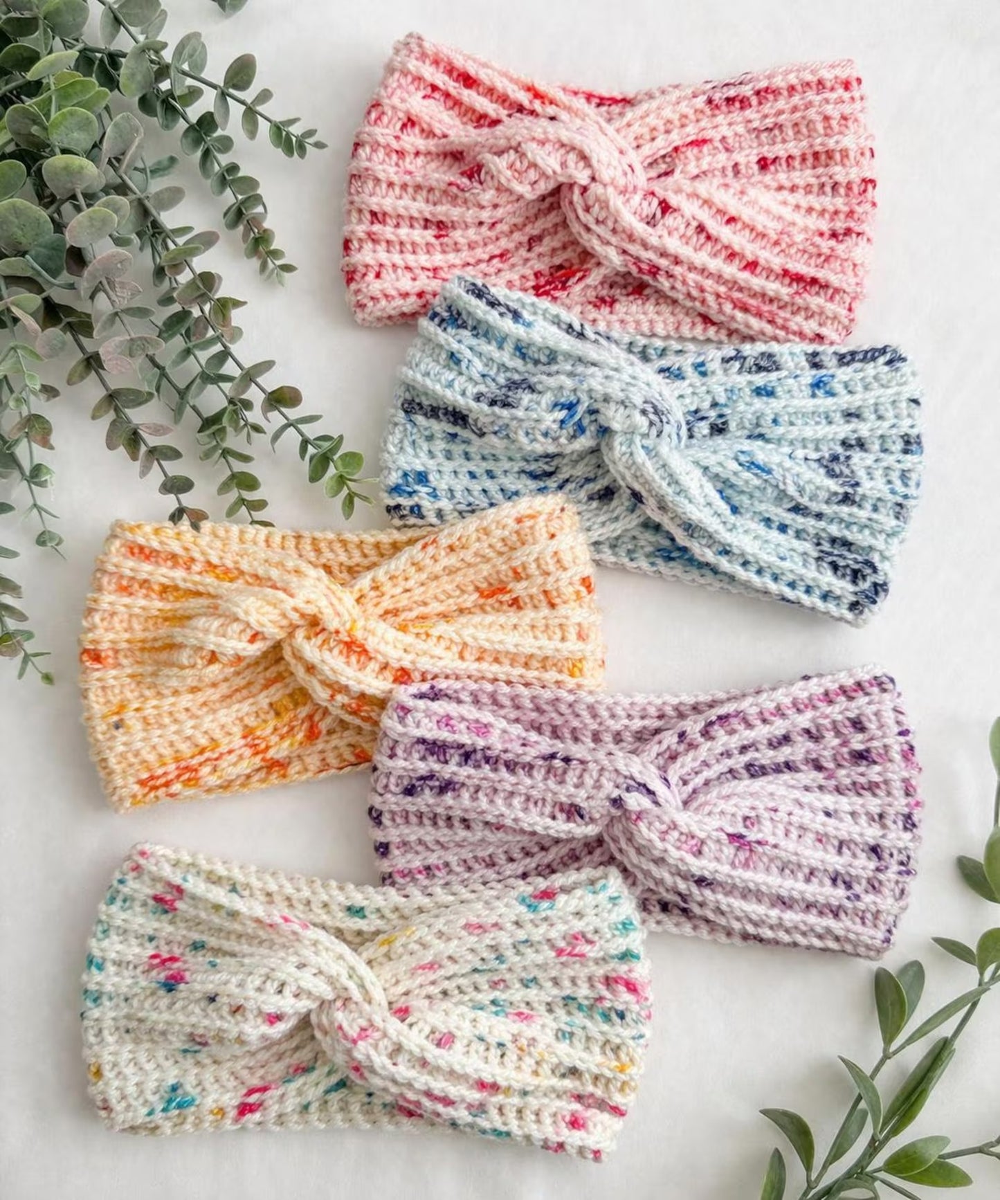 Twisted Comfort Hair Band Crochet Pattern