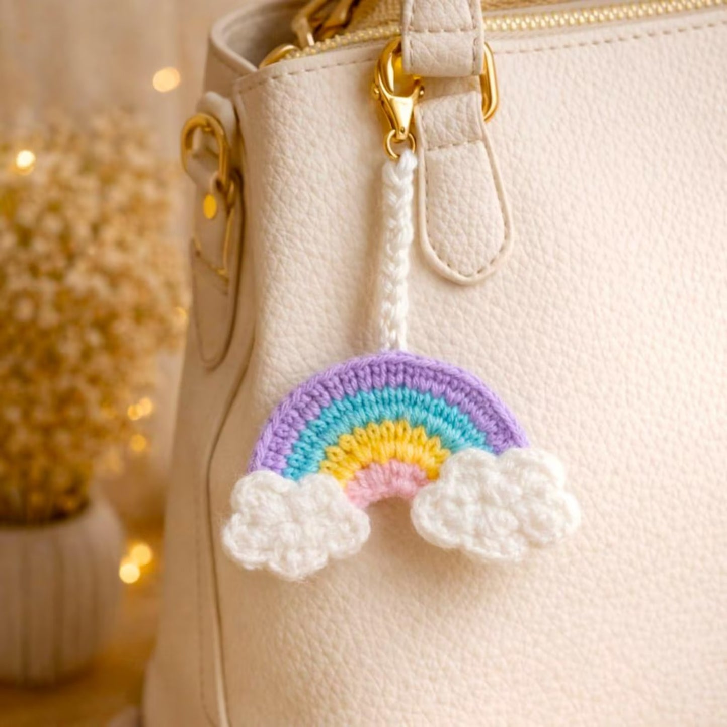 Cutesie Rainbow Charm Decor Crochet Pattern