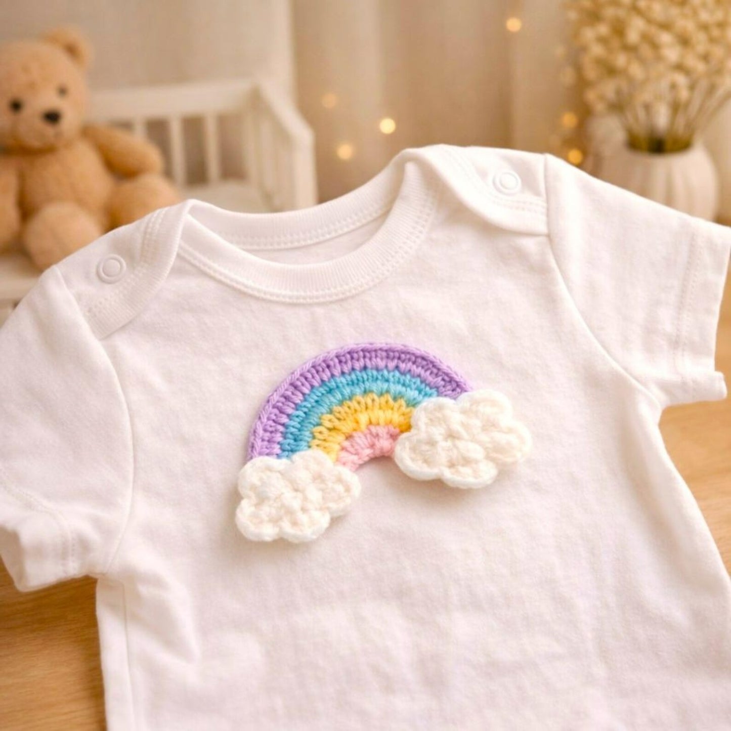 Cutesie Rainbow Charm Decor Crochet Pattern