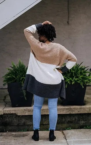 Wildflower Drape Cardigan Crochet Pattern