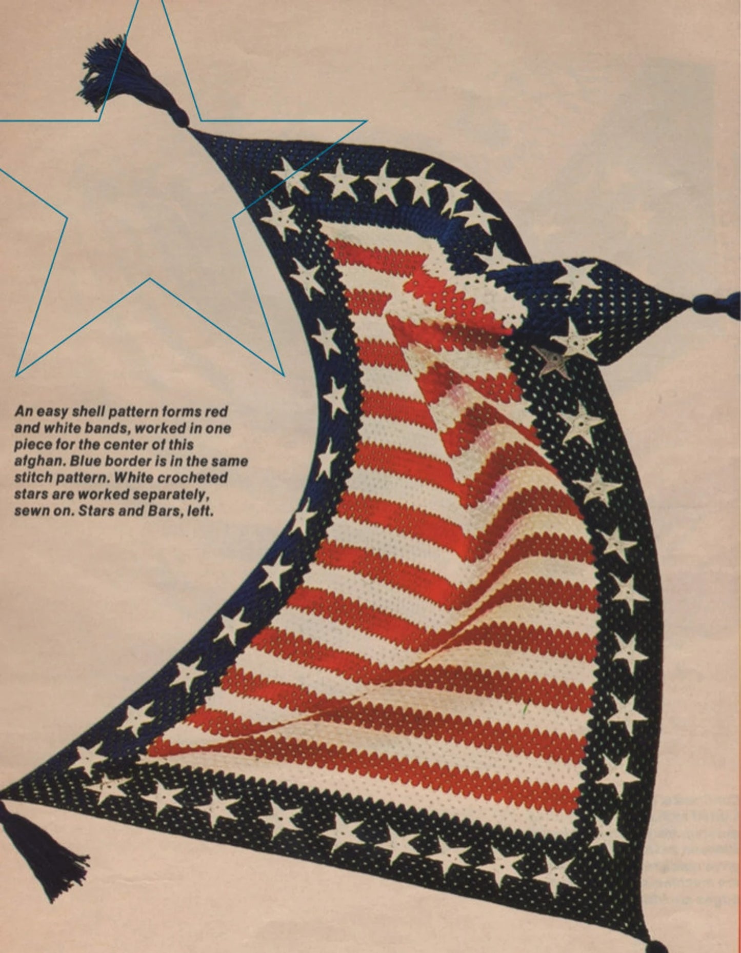 Freedom Day Mini Banner Decor Crochet Pattern