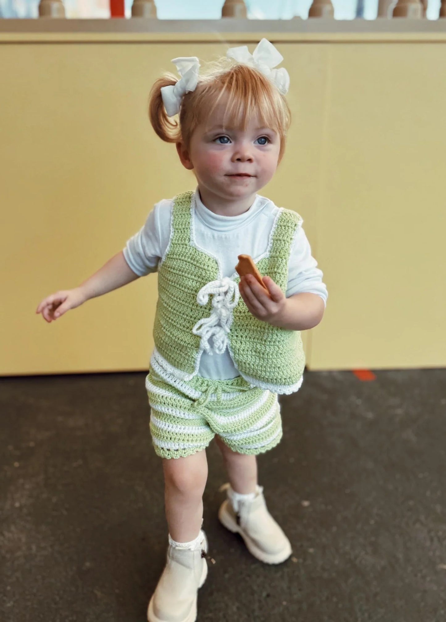 Little Sunshine Halter Outfit Crochet Pattern