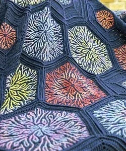 Ocean Whispers Blanket Crochet Pattern