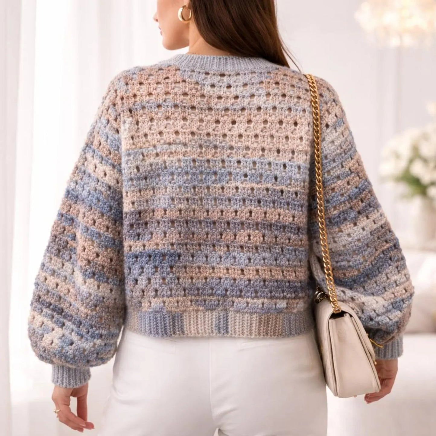 Textured Buttoned Everyday Knitwear Crochet Pattern