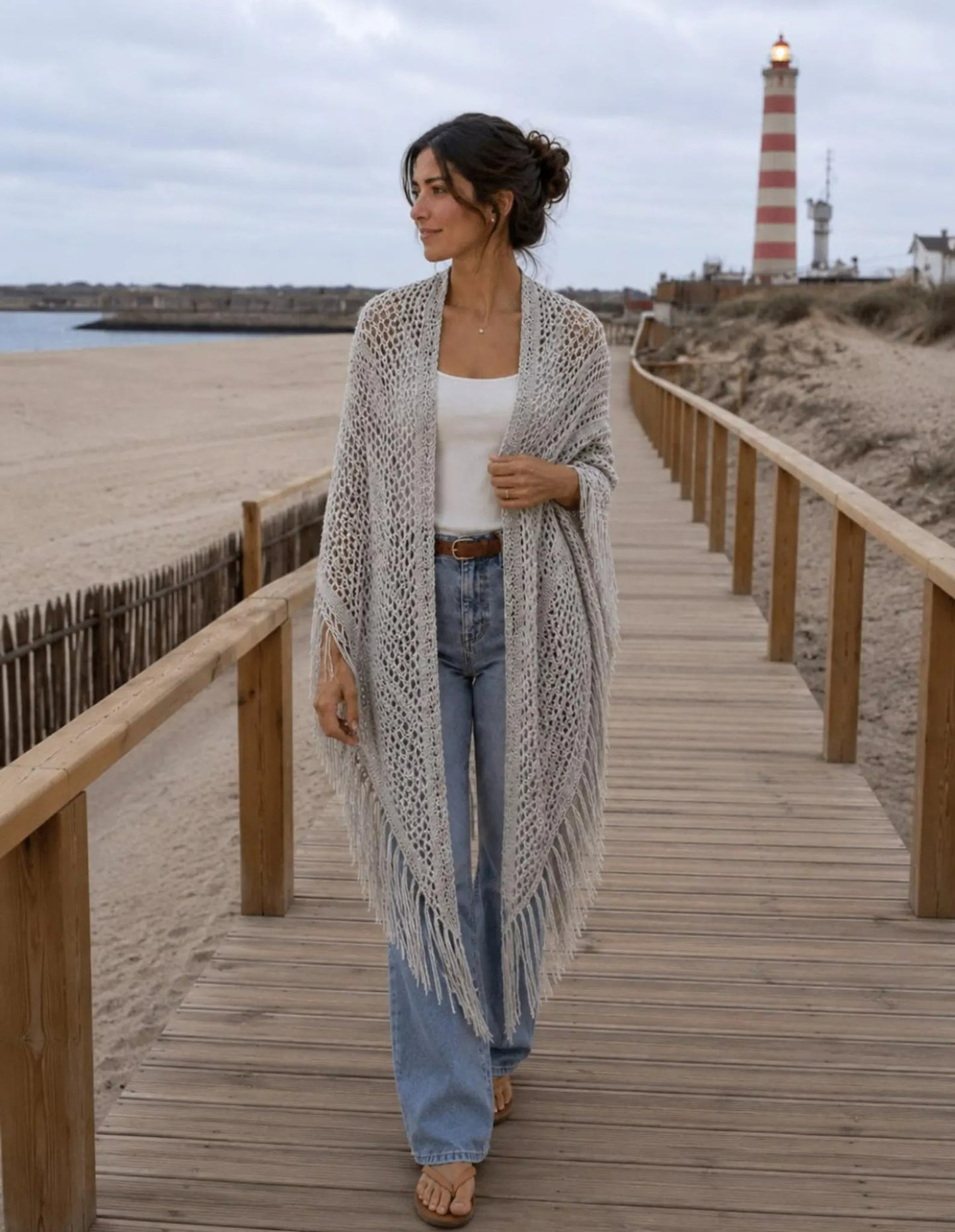 Sunlit Resort Mesh Cover Layer Crochet Pattern