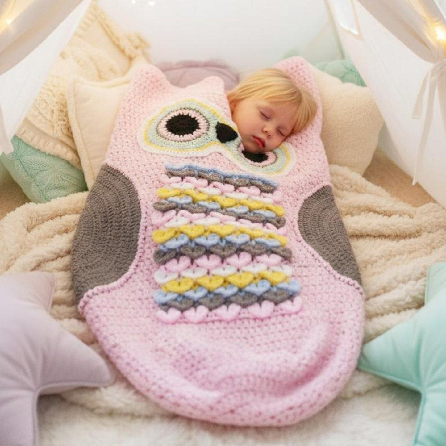 Nightwatch Nest Wrap Crochet Pattern