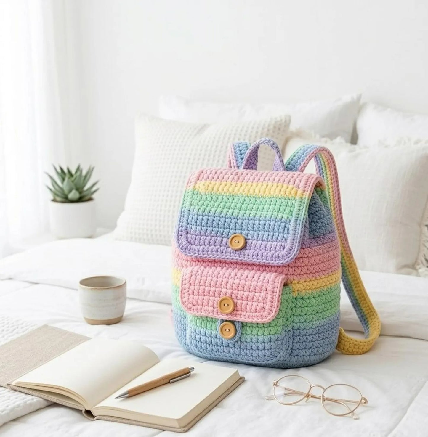 Whimsical Spectrum Carryall Crochet Pattern