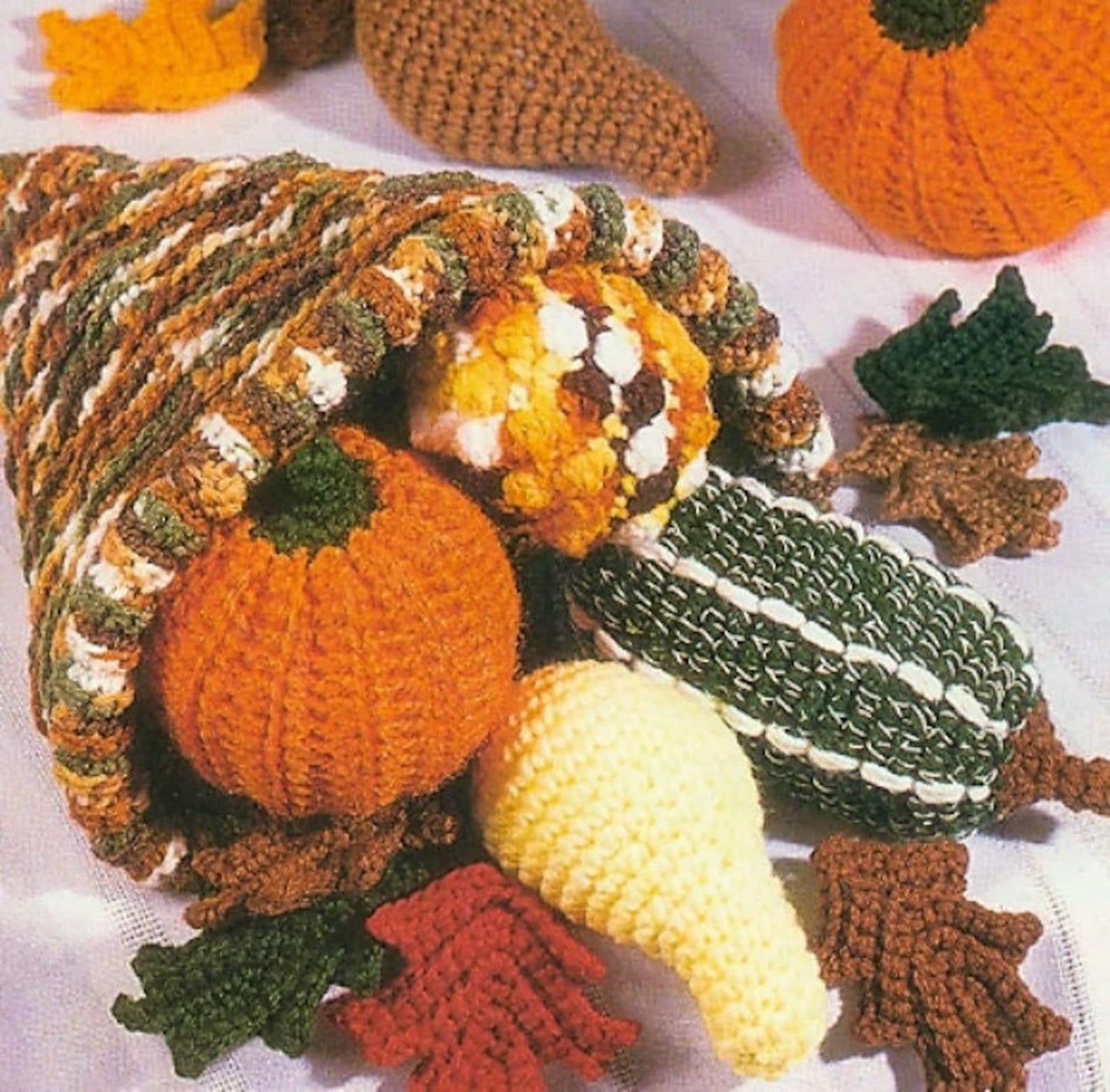 Textured Harvest Gourd Decor Crochet Pattern