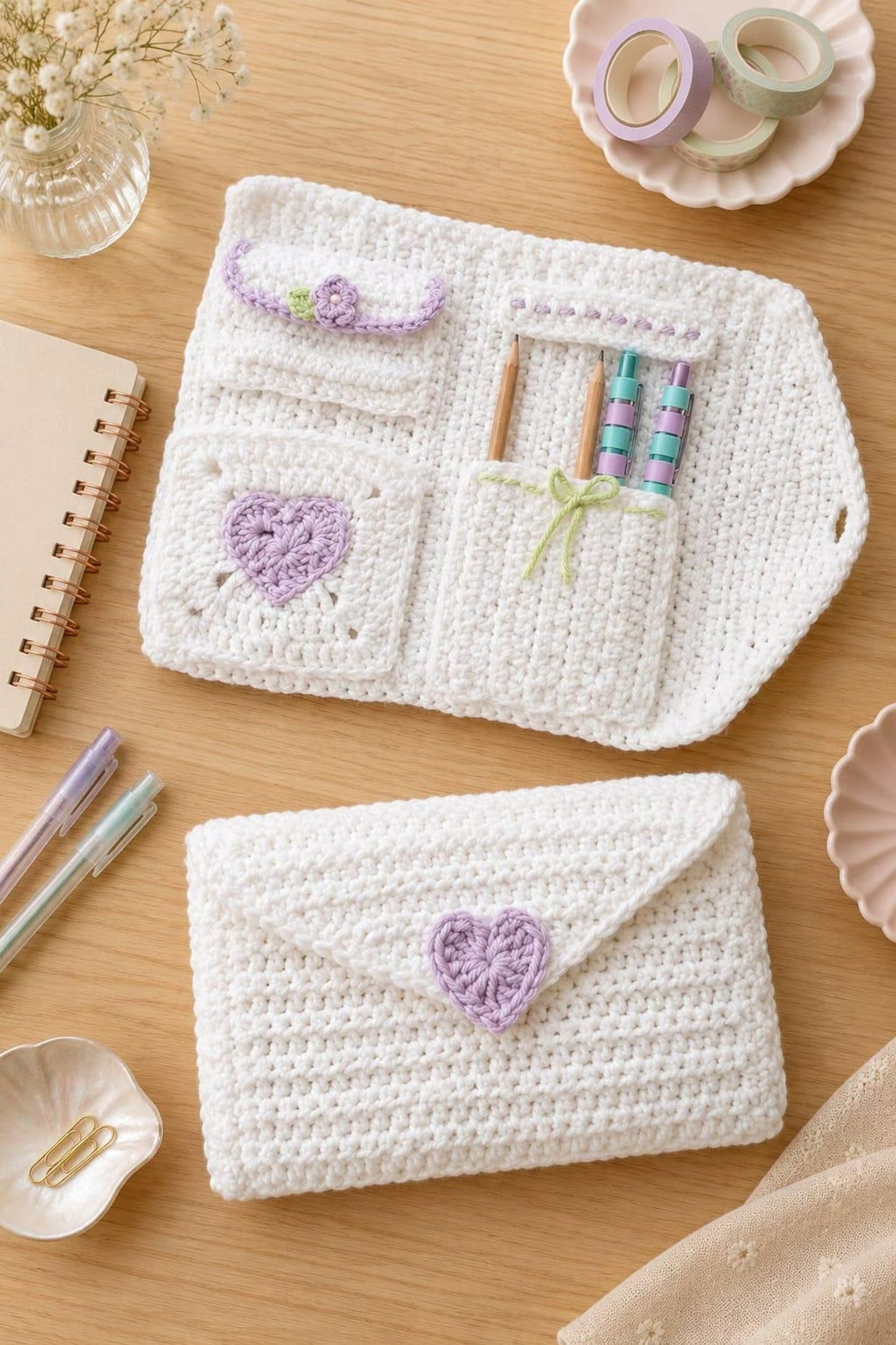 Foldaway Craft Organizer Crochet Pattern