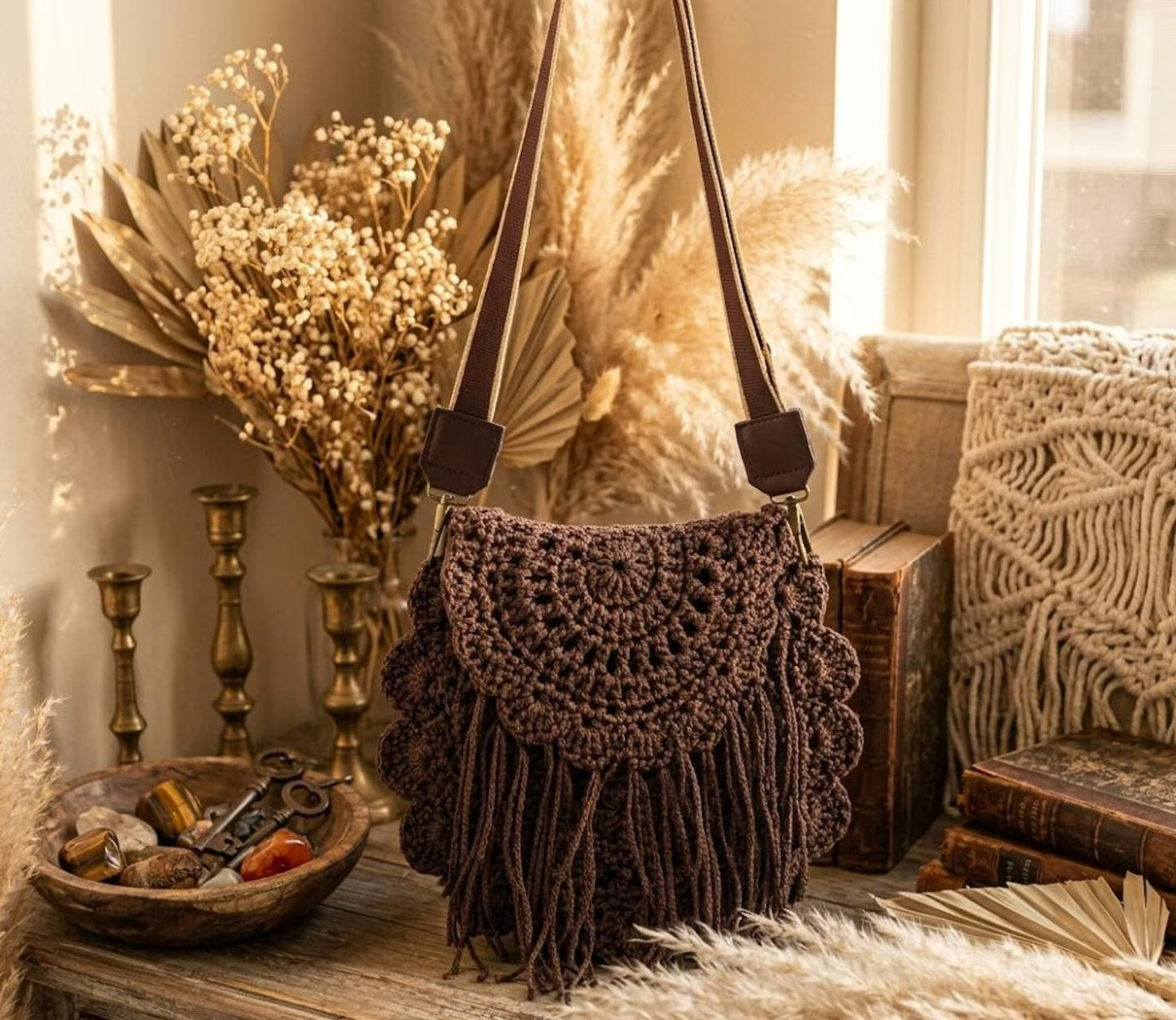 Crossbody Trendy Bag Crochet Pattern