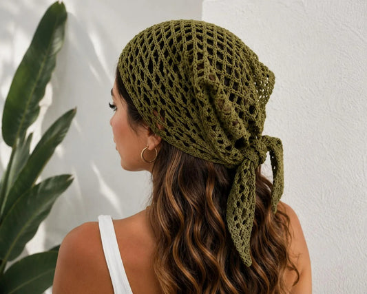 Summer Head Bandana Crochet Pattern