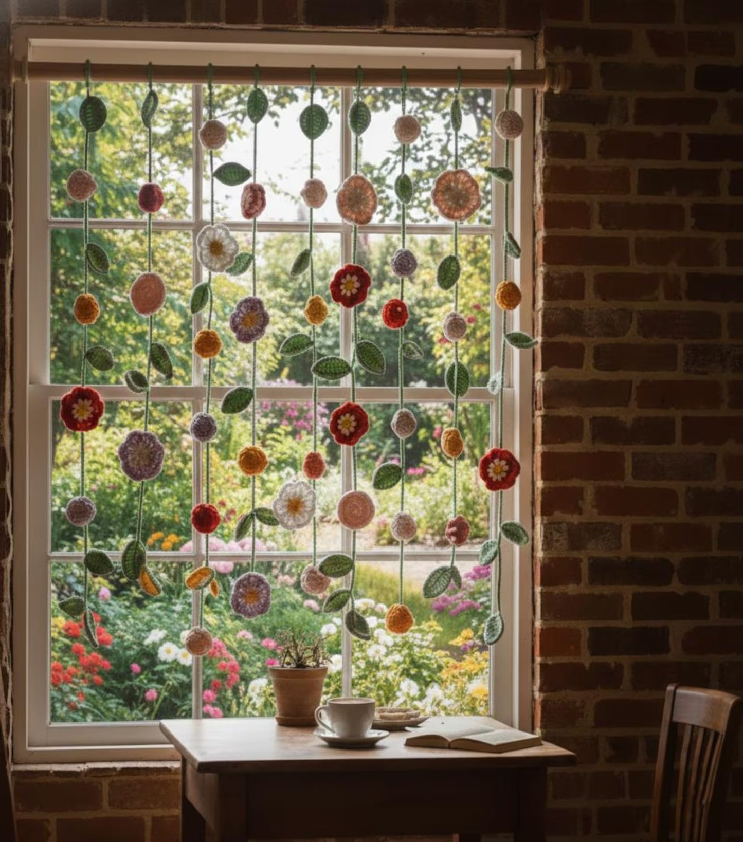 Garden Lace Drapes Crochet Pattern