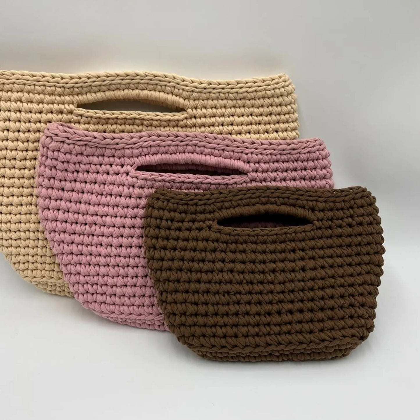 Multisize Trendy Clutch Hand Bag Crochet Pattern