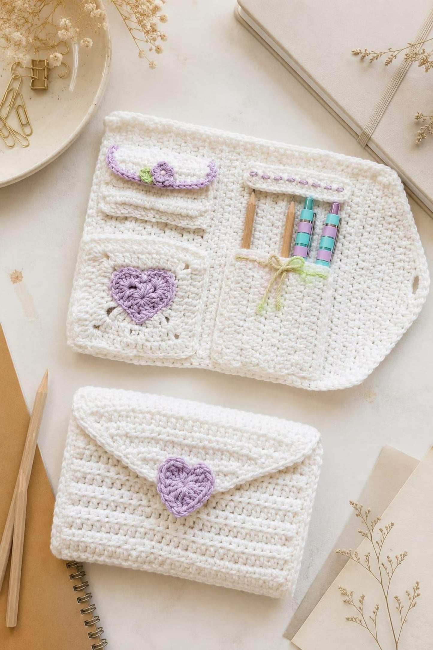 Foldaway Craft Organizer Crochet Pattern