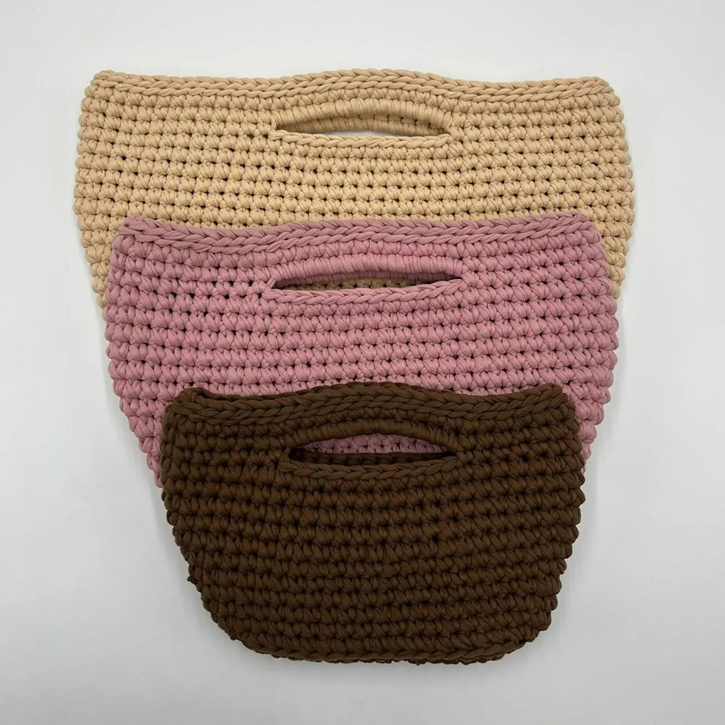 Multisize Trendy Clutch Hand Bag Crochet Pattern