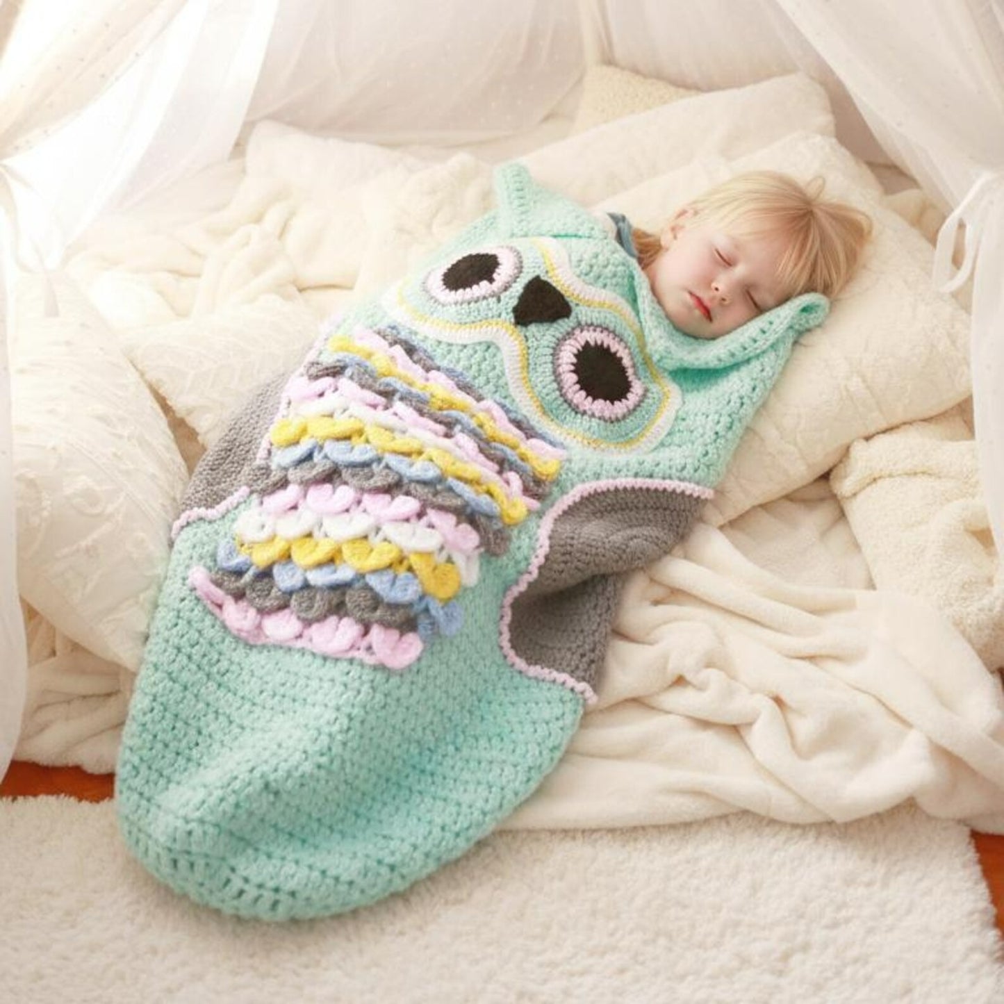 Nightwatch Nest Wrap Crochet Pattern