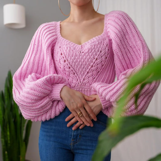 Highland Depths Structured Pullover Crochet Pattern