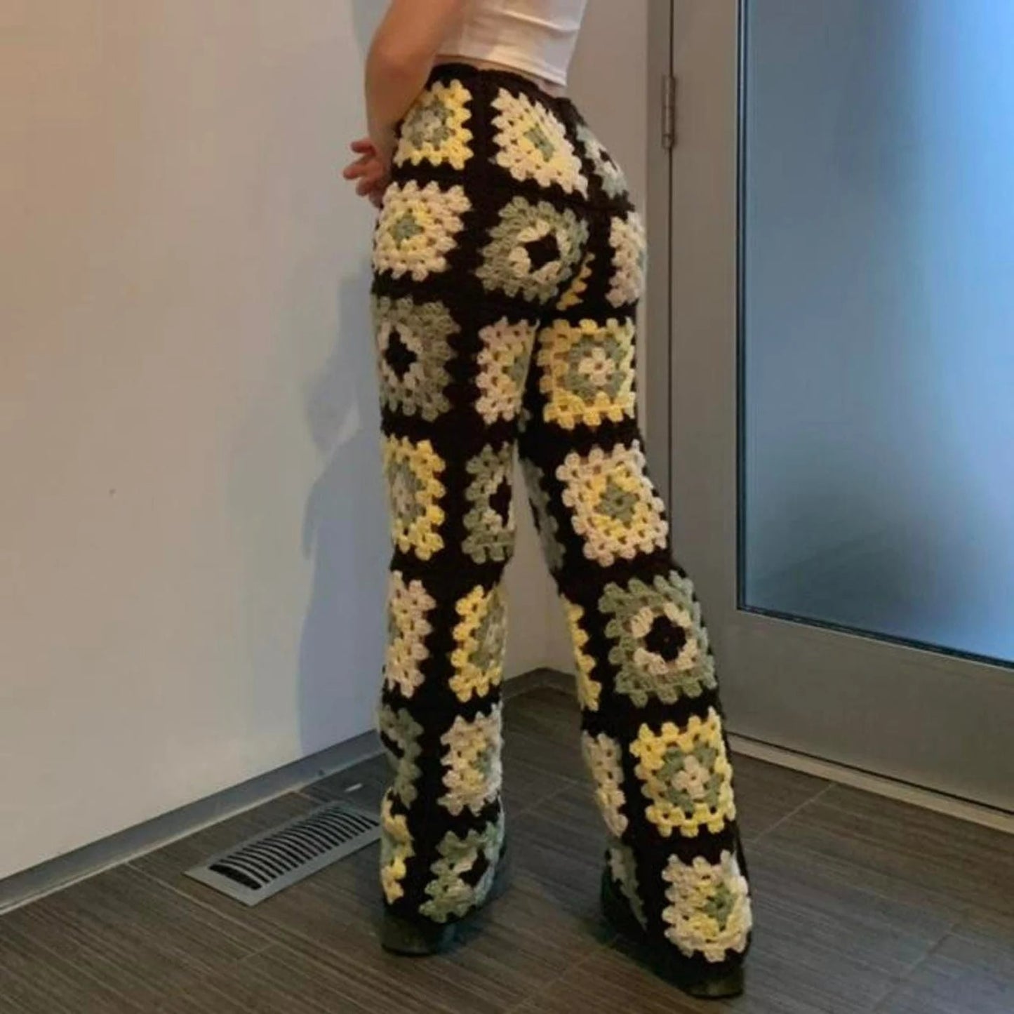 Bohemian Patchwork Trousers Crochet Pattern