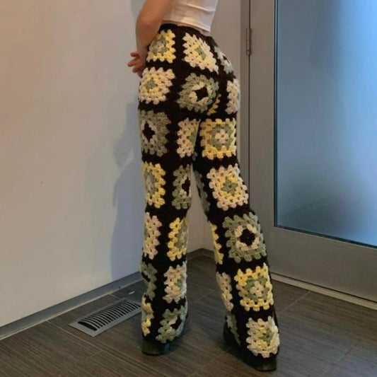 Bohemian Patchwork Trousers Crochet Pattern