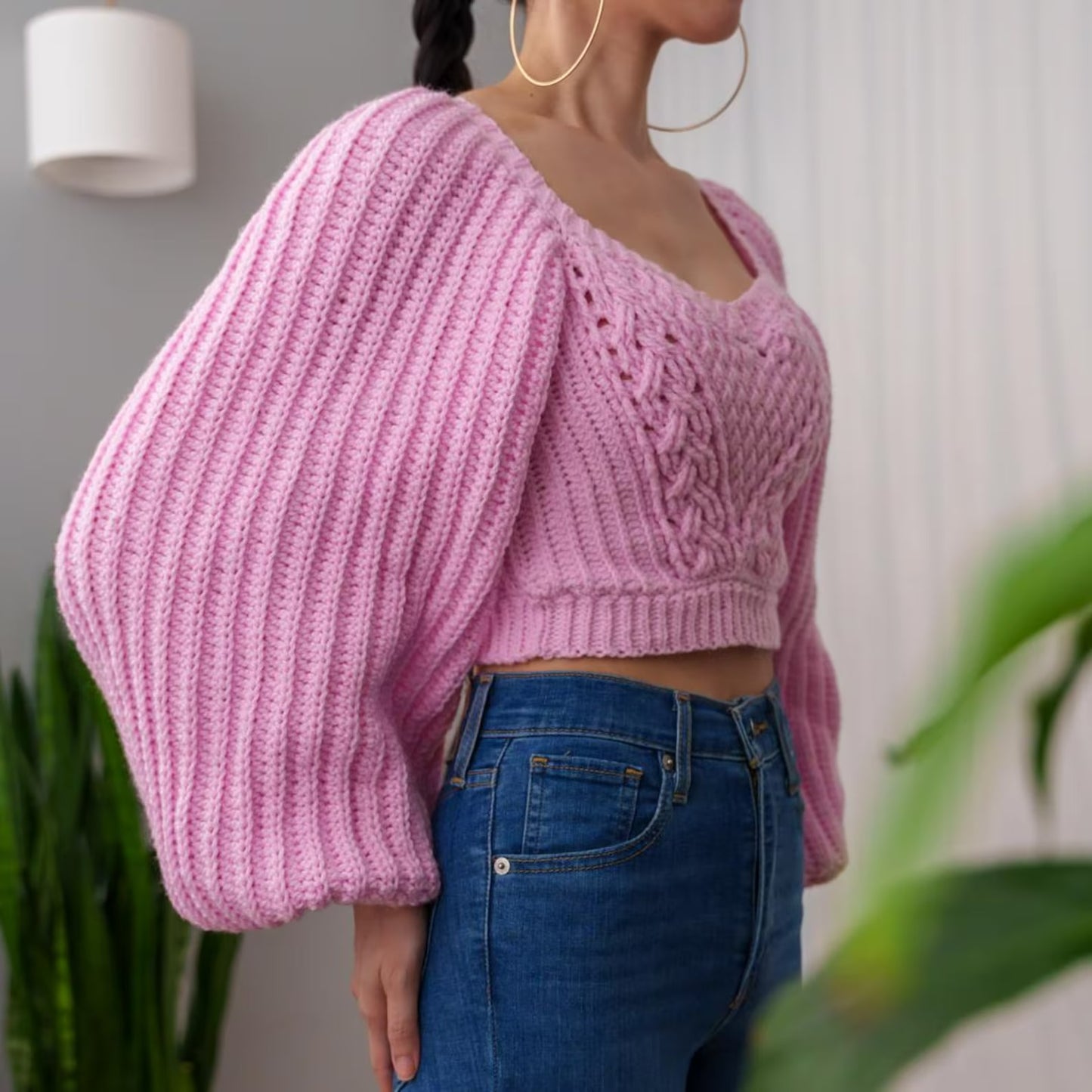Highland Depths Structured Pullover Crochet Pattern