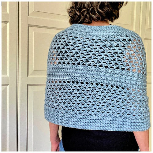 Gathered Layers Wrap Crochet Pattern