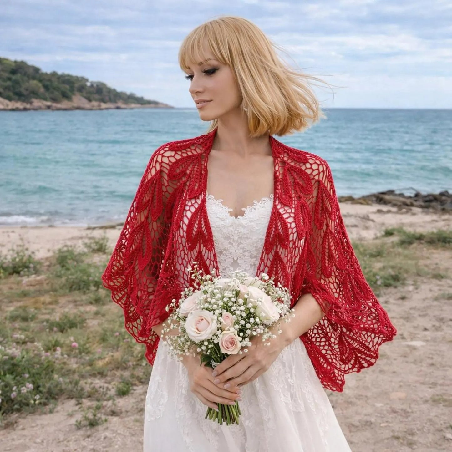 Breezy Coastal Wrap Layer Crochet Pattern