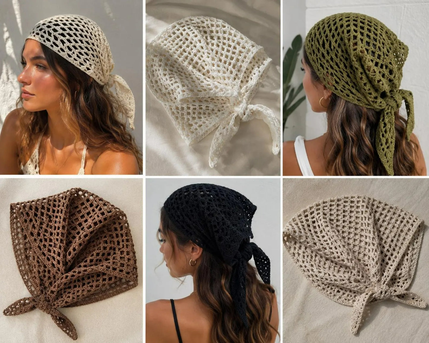 Summer Head Bandana Crochet Pattern