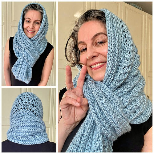 Gathered Layers Wrap Crochet Pattern
