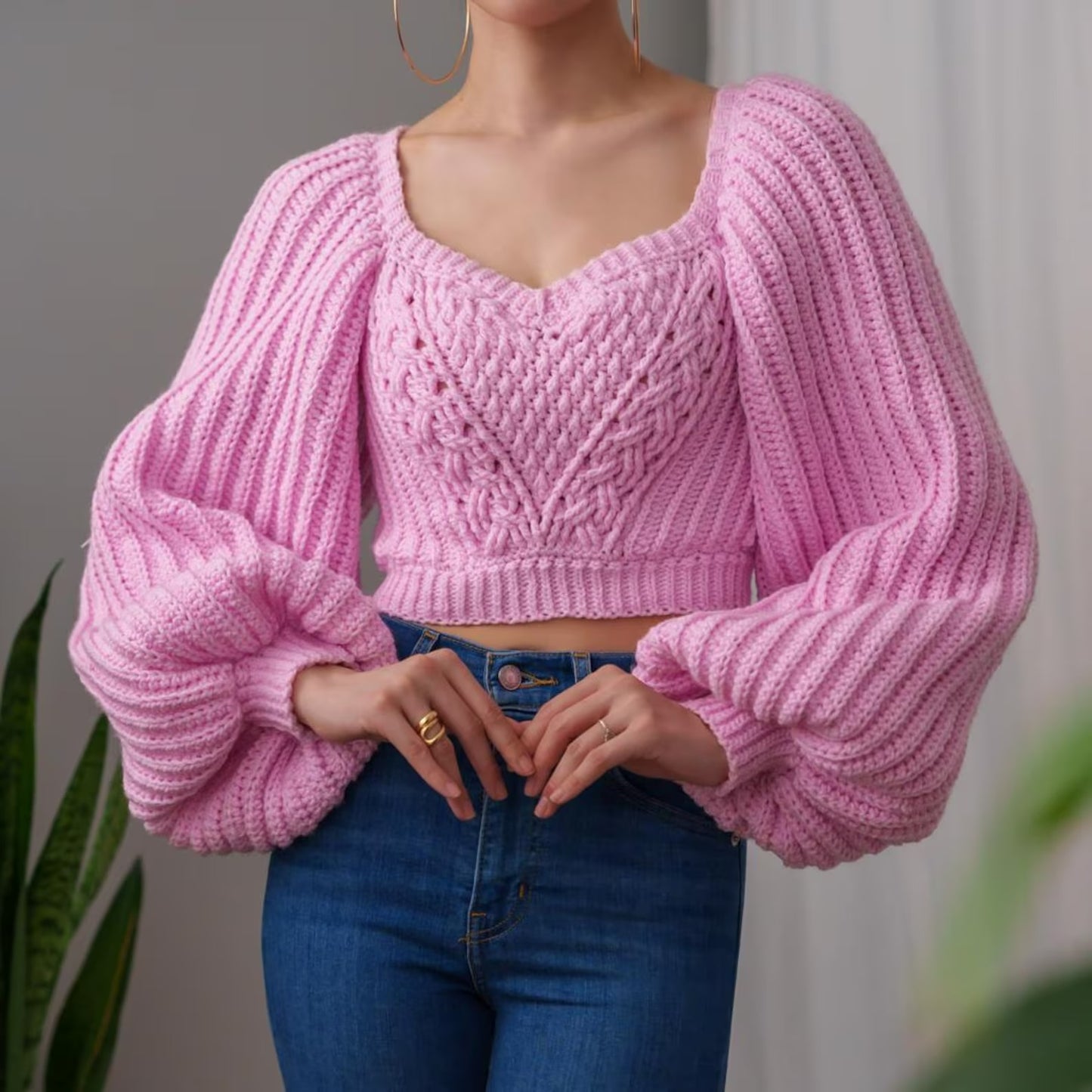 Highland Depths Structured Pullover Crochet Pattern