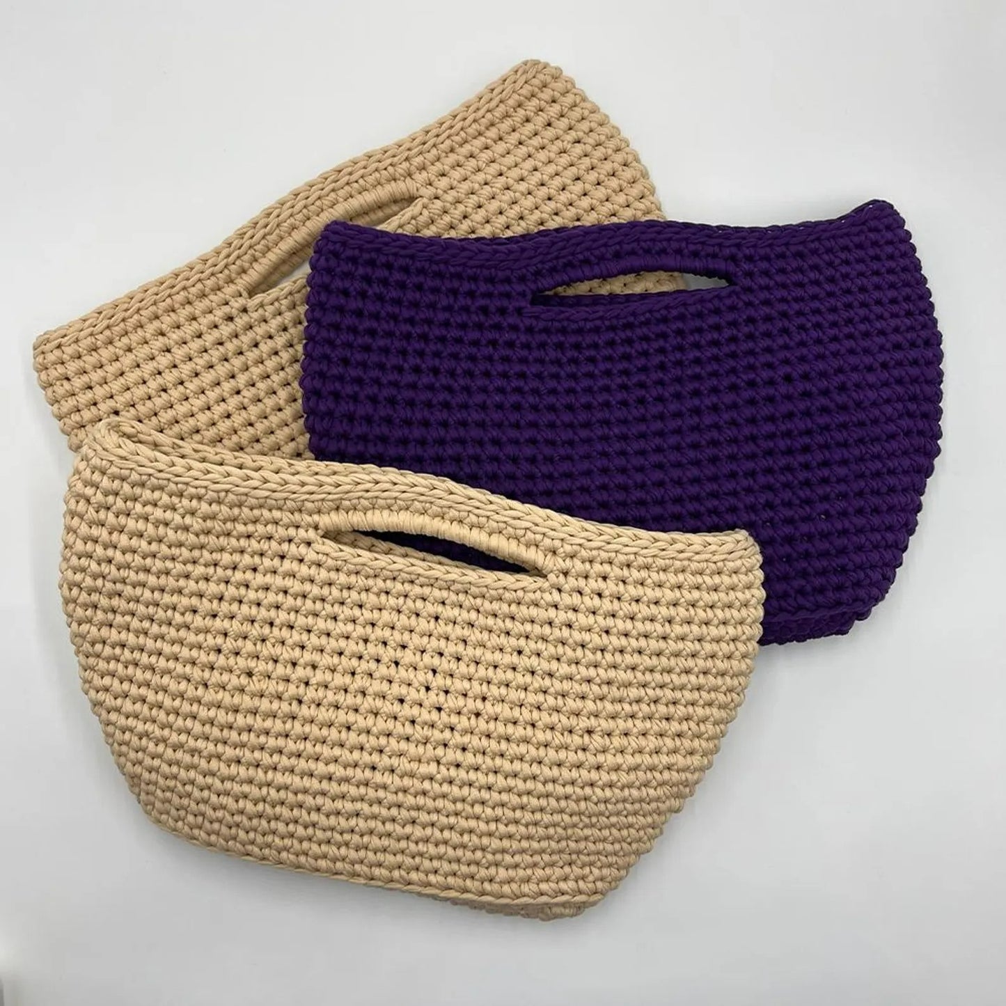 Multisize Trendy Clutch Hand Bag Crochet Pattern