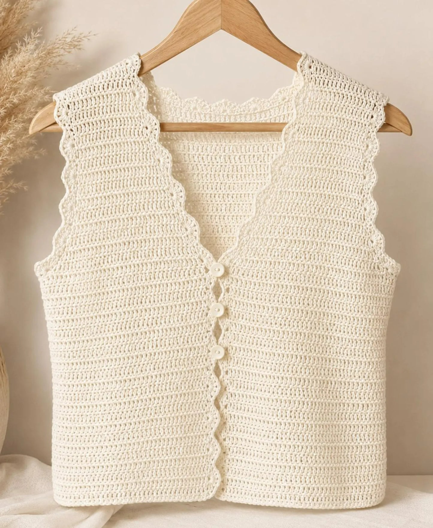 Refined Sleeveless Layer Crochet Pattern