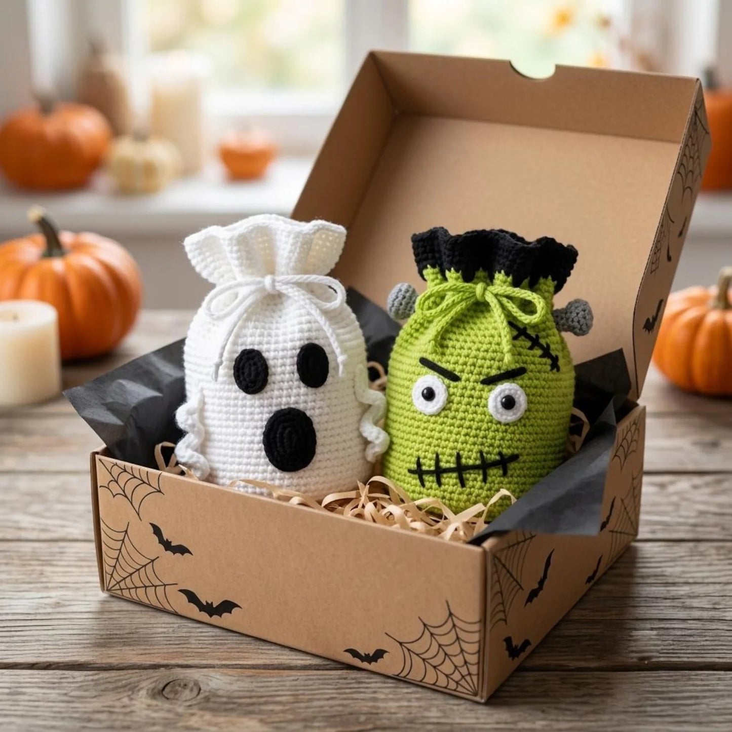 Trick-or-Treat Carry Pouch Crochet Pattern
