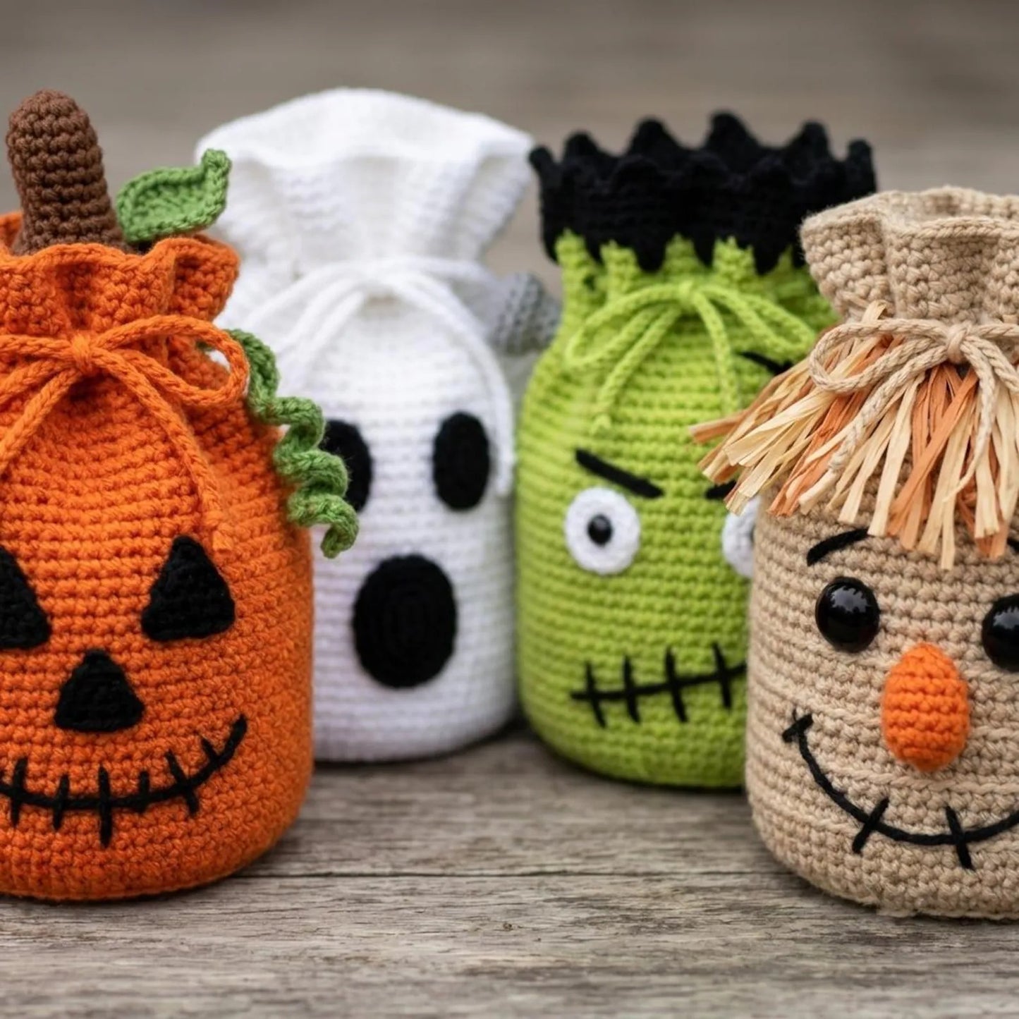 Trick-or-Treat Carry Pouch Crochet Pattern