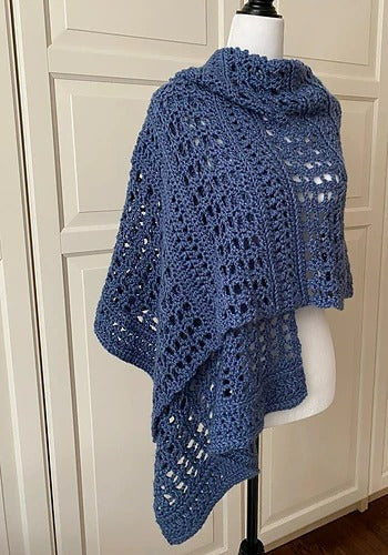Sea Breeze Wrap Crochet Pattern