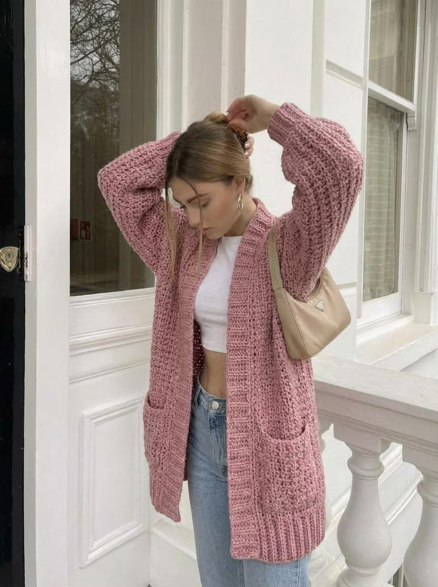 Cozy Everyday Utility Cardigan Crochet Pattern