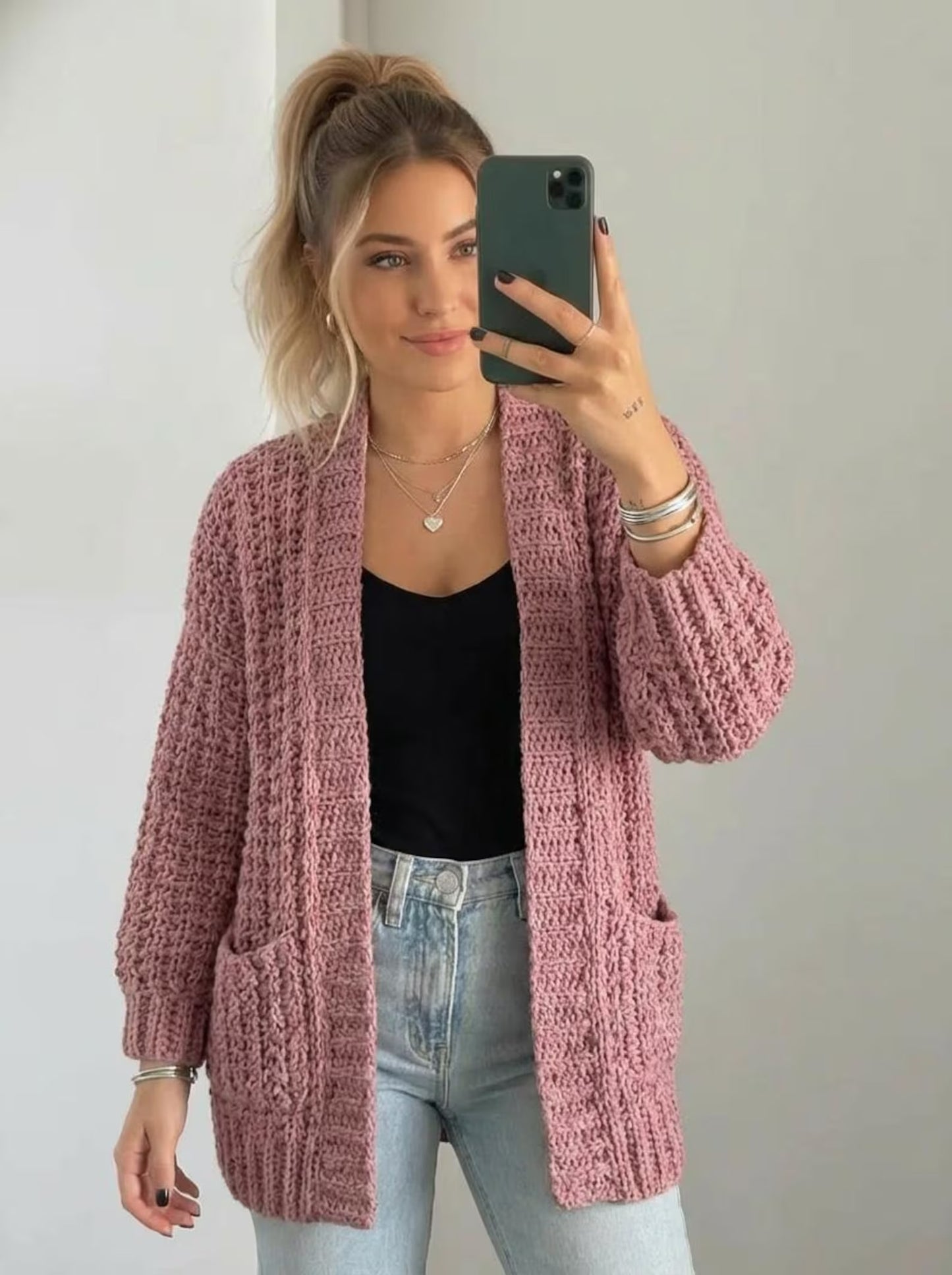Cozy Everyday Utility Cardigan Crochet Pattern