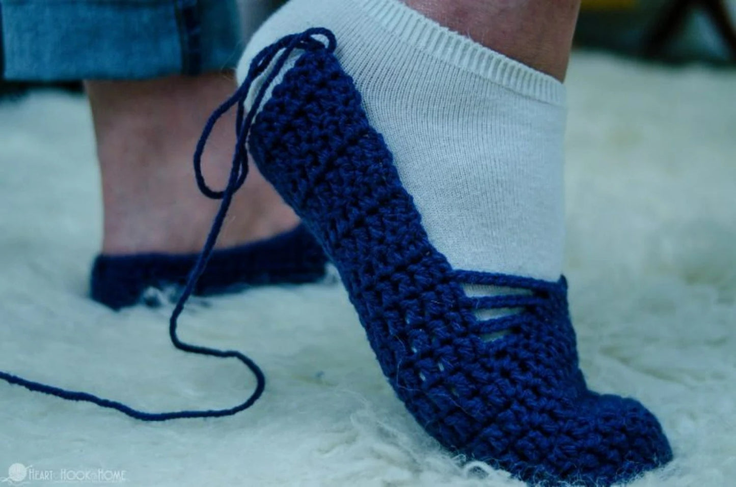 Graceful Dance Inspired House Shoes Crochet Pattern