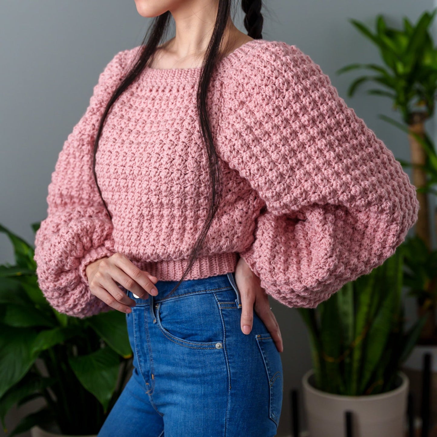 Puffy Sculpted Pullover Crochet Pattern