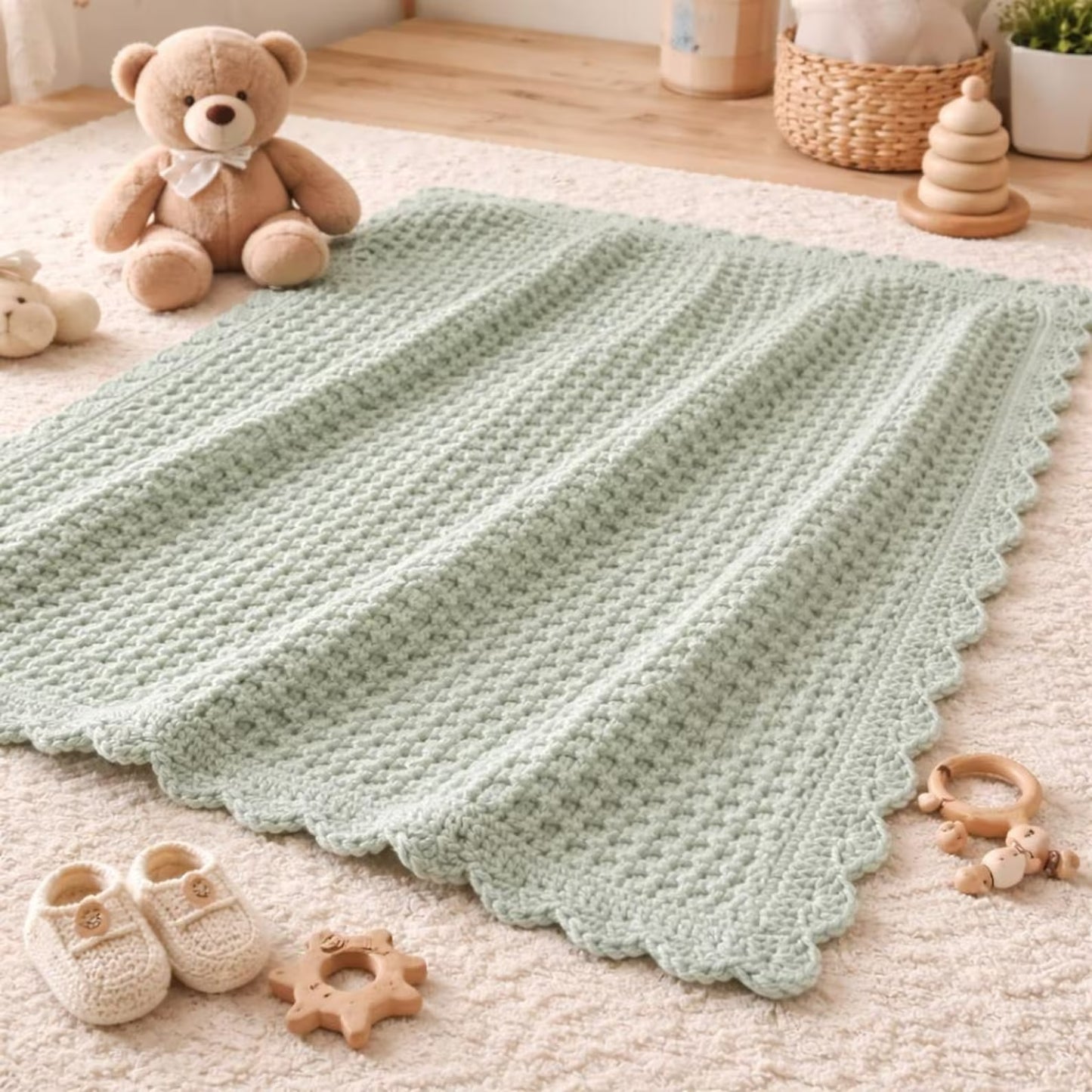 Classic Everyday Blanket Crochet Pattern