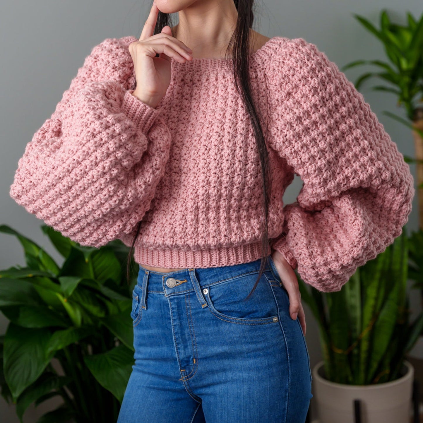 Puffy Sculpted Pullover Crochet Pattern